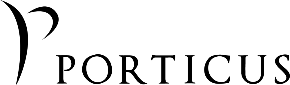 Black Porticus Logo Transparent Background